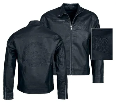 Produktbild von Der Herr der Ringe Kunstlederjacke Herren Der Herr Der Ringe schwarz XXL