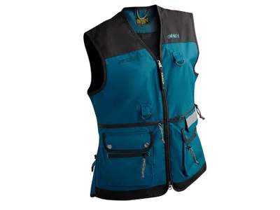 Image de OWNEY proprietaires de chiens gilet d'entrainement femme petrole XXL resistant aux intemperies gilet respirant avec de nombreuses poches reflecteurs