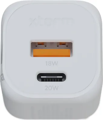 Image de Chargeur GaN2-Ultra, 20W, 1xUSB-C, USB-A, Blanc