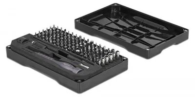 Produktbild von DeLOCK Präzisions Schraubendreher Set 106-teilig, 105 mm, 174 mm, 34 mm, China