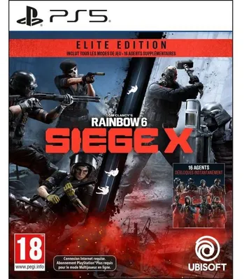 Produktbild von Ubisoft Tom Clancy's Rainbow Six Siege X - Elite Edition, PlayStation 5, Multiplayer-Modus, M (Reif)