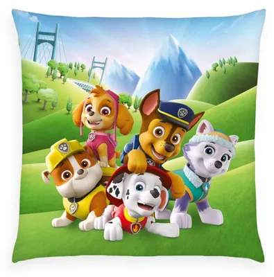 Paw Patrol Sierkissen 40x40 cm, Polyester, beidseitig bedruckt