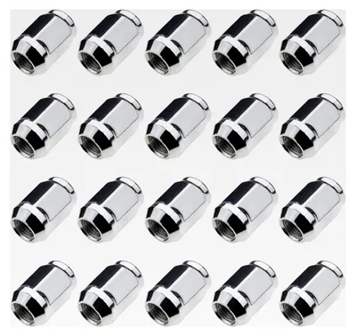 Produktbild von Radmuttern M12x1,5 Zink Schaftlänge: 35mm SW19 Kegelbund (20 Stück)