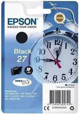 Zdjęcie produktu dla Wkład atramentowy EPSON T2701 Czarny, seria Réveil, C13T27014012