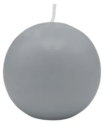 Produktbild von Kugelkerzen Silbergrau Ø 60 mm, 16 Stück