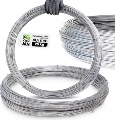 Produktbild von Verzinkter Draht Für Weidezaun  - 1,5 Mm - 1800 M - 25 Kg