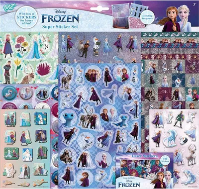 Produktbild von Disney Eiskönigin Adventure Super Aufkleberset mit Spiel