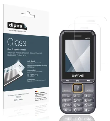 Image de 2x Protection ecrán pour GFive G251 New Verre souple Film Protecteur 9H dipos