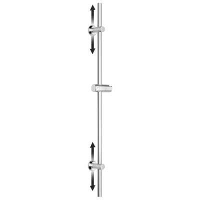 Immagine prodotto di JOHO Asta doccia 100 cm in acciaio inox Asta doccia flessibile 30–94 cm Supporto a parete regolabile, adatto per fori esistenti, regolabile in altezza