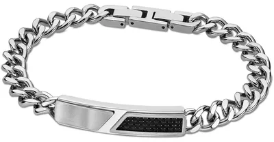 Produktbild von Lotus  LS2058-2-1 Herren Armband Gravurplatte Edelstahl Silber 21 cm