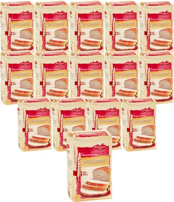 Produktbild von BIELMEIER Brotbackmischung Weissbrot 15 Stück á 500 g Küchenmeister