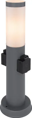 Produktbild von Globo Lighting Außenleuchte Edelstahl anthrazit, 1x E27