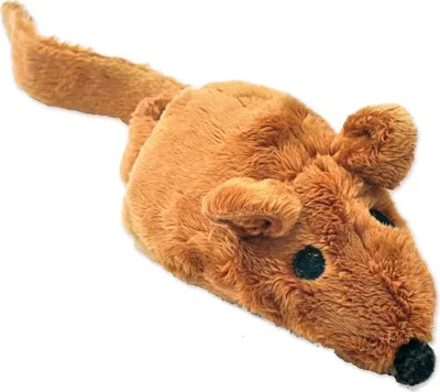 Produktbild von Aumüller Katzenspielzeug Maus mit Katzenminze 26 cm braun