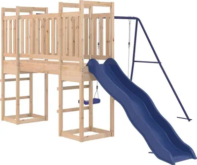 Produktbild von vidaXL Spielturm Massivholz Kiefer
