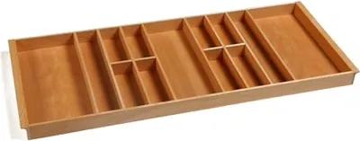 Produktbild von Besteckeinsatz BUCHE 120er Schubl. B 1104 x T 472 mm passend für Hettich ComfortLine / GRASS DWD XP 16 mm Schubladen