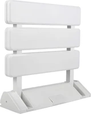 Produktbild von Klappbarer Duschsitz aus Aluminium und ABS, 330 x 320 x 70 mm