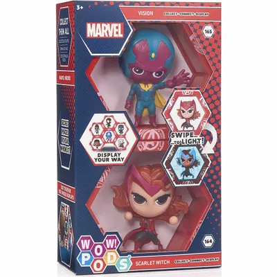 Immagine prodotto di WOW! Set di figure colorate POD Marvel Vision + Scarlet