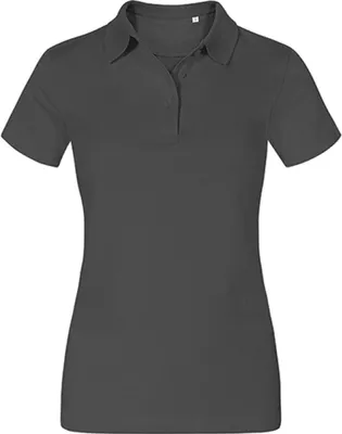Produktbild von Jersey Poloshirt Damen, Stahlgrau, XL
