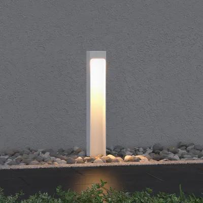 Image de doporro Lampe LED sur Pied Extérieure 5W avec LED Lampe Jardin Étanche IP65 3000K Light Extérieure Blanc 6x6x40cm Design BaldersLights