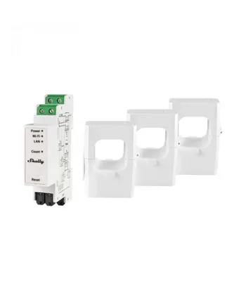 Productafbeelding van Shelly · Pro · "Pro 3EM" · Stroommeter · inclusief 3 aansluitingen · Meetfunctie · WLAN