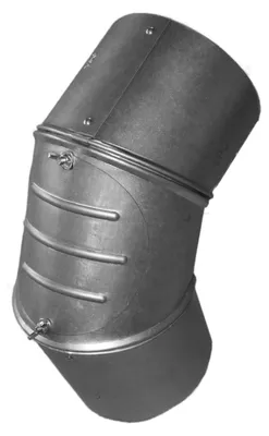 Produktbild von Solidchoice – Ofenrohr, Durchmesser 150 mm, mit verstellbarem 90°-Bogen