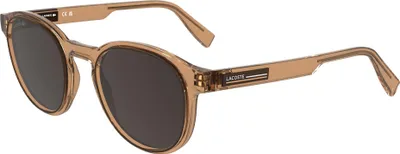 Zdjęcie produktu dla Okulary przeciwsłoneczne męskie Lacoste L6055S N Transparent brick 51/21/145