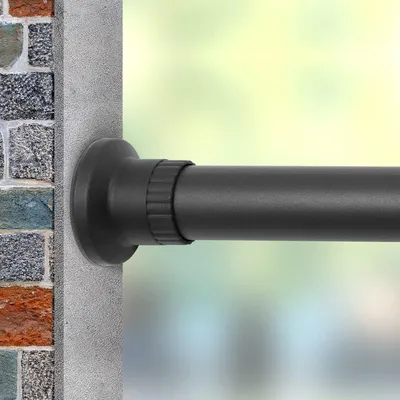Produktbild von Teleskopstange, 210-310 cm, Schwarz, Klemmstange für Gardinen und Raumteiler