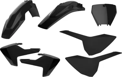 Image de Kit plastique POLISPORT noir Husqvarna