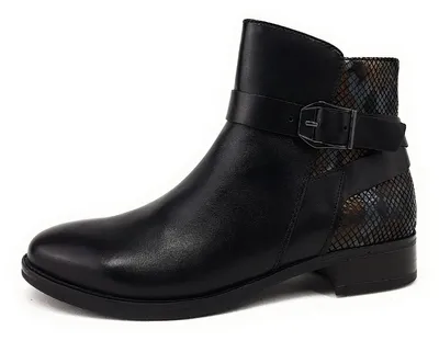 Produktbild von Caprice Damenschuhe Stiefeletten Reißverschluss Stiefelette Schwarz Freizeit, Schuhgröße:EUR 38.5 | UK 5.5
