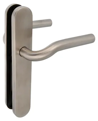 Produktbild von Amig - Türgriff Edelstahl 18/8 | Ideal für Schiebetüren | Integrierte Edelstahl Rosette | Passend für Türöffner & Türschließer | Mehrfarbig, Edelstahl