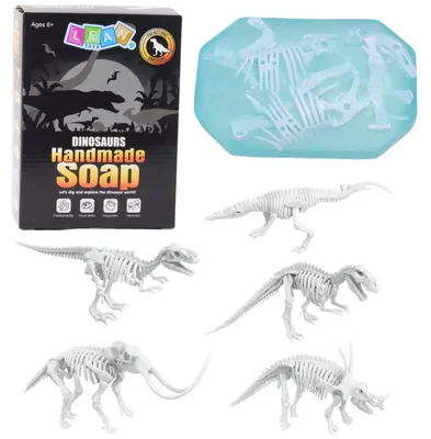 Produktbild von 2-in-1-Kreativset: Seifenherstellung, Dinosaurier-Ausgrabungen