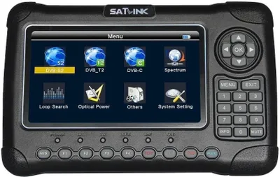 Produktbild von Satlink WS-6980 Digital DVB-S/S2 DVB-T2 /C H.265 TV Satfinder Messgerät Combo Spektrum