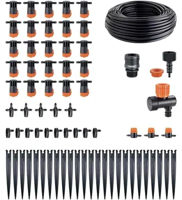 Produktbild von Claber Tropfbewässerung Kit für 25 Topfpflanzen Bewässerungsanlage Set