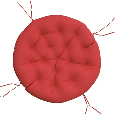 Produktbild von vidaXL Kissen Rund Rot Ø 100x11 cm Oxford-Gewebe