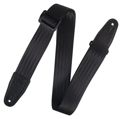 Produktbild von Levys Leathers M8SB-BLK 2'' Sicherheitsgurt Gitarrengurt Schwarz