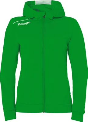 Produktbild von Kempa PLAYER KAPUZENJACKE WOMEN, grün/weiß
