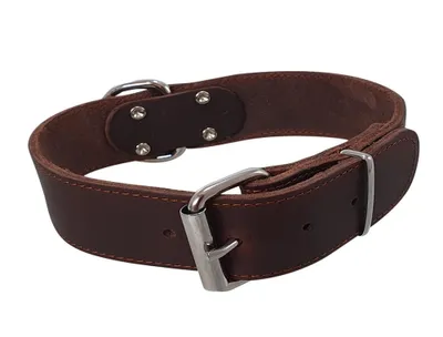 Obrázok produktu pre Obojok "TABIL" extra široký hnedý 55 cm (43-51 cm), 40 mm