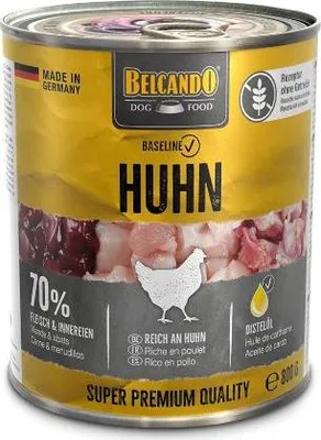 Produktbild von Belcando 513435, Adult, jede Rasse, Huhn, 800 g, Ohne Soja