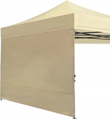 Produktbild von Ekspand | Zeltwand 6m - Beige - Robustes Material - Mit Klettverschluss - Ideal für Gartenveranstaltungen