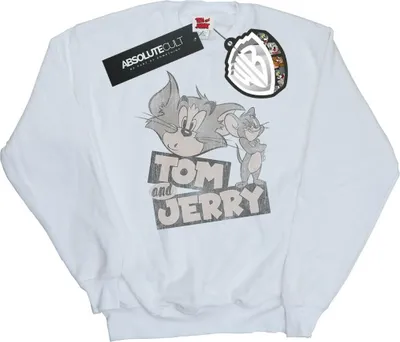 Produktbild von Tom and Jerry - Sweatshirt für Damen BI1895 (L) (Weiß)