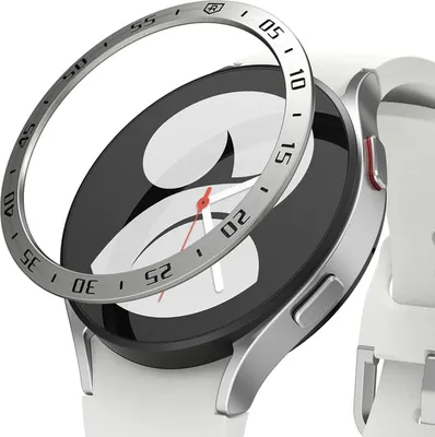 Obrázek produktu pro Ringke Styling Pouzdro s rámečkem a obálkou Samsung Galaxy Watch 5 40mm / 4 40mm stříbrné (nerezová ocel) (GW4-40-01)