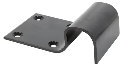 Produktbild von Alberts Auflaufstütze | zum Aufschrauben | schwarz | 50 x 90 mm | 2er Set