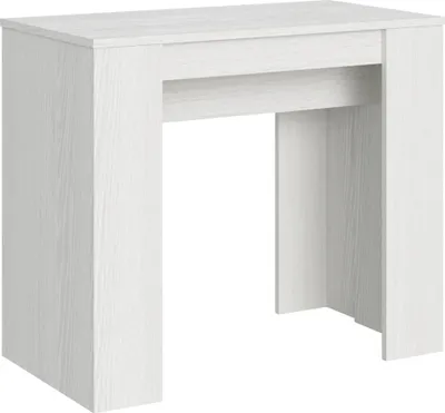 Zdjęcie produktu dla ITAMOBY - Konsola rozkładana 90x48/308 cm Basic Frassino biała