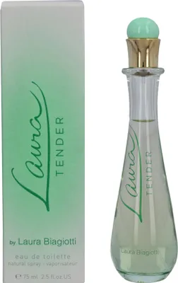Produktbild von Laura Biagiotti Laura Tender, Frauen, 75 ml, Nicht nachfüllbare Flasche, Jasmin, Mandarine, Birne, Magnolien, Rose, Veilchen (Blatt), Ambrox, Moschus, Patschuli, Vanille