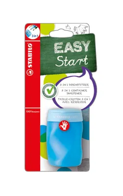 Produktbild von Ergonomischer Dosen-Spitzer für Rechtshänder - STABILO EASYsharpener - 3 in 1 - blau
