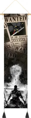 Produktbild von One Piece Rollbild | Mugiwara Kakemono | Lorenor Zoro Wandposter | 130x33cm