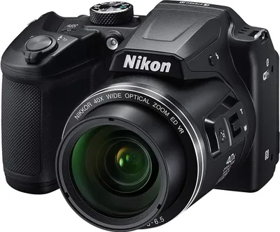 Image de Appareil photo numérique Nikon Coolpix B500, 16 millions de pixels, appareil photo bridge Full HD, zoom optique 40x/4x numérique, distance focale 23 - 900 mm, stabilisateur d'image optique, capteur CMOS 1/2,3'', F3 (W) - F6,5 (T), écran 7,62 cm (3 pouces), WLAN, Bluetooth, HDMI, détection de visage