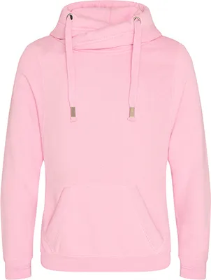 Just Hoods Cross Neck Hoodie