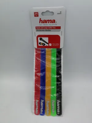 Obrázek produktu pro Hama 00020535, Nylon, Černá, Modrá, Zelená, Červená, Žlutá, 6 cm, 215 mm, 16 mm, 310 mm