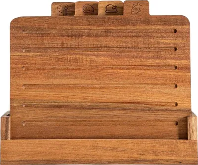 Zdjęcie produktu dla HOMLA Zestaw desek MOOKA akacjowych 30,5x10 cm